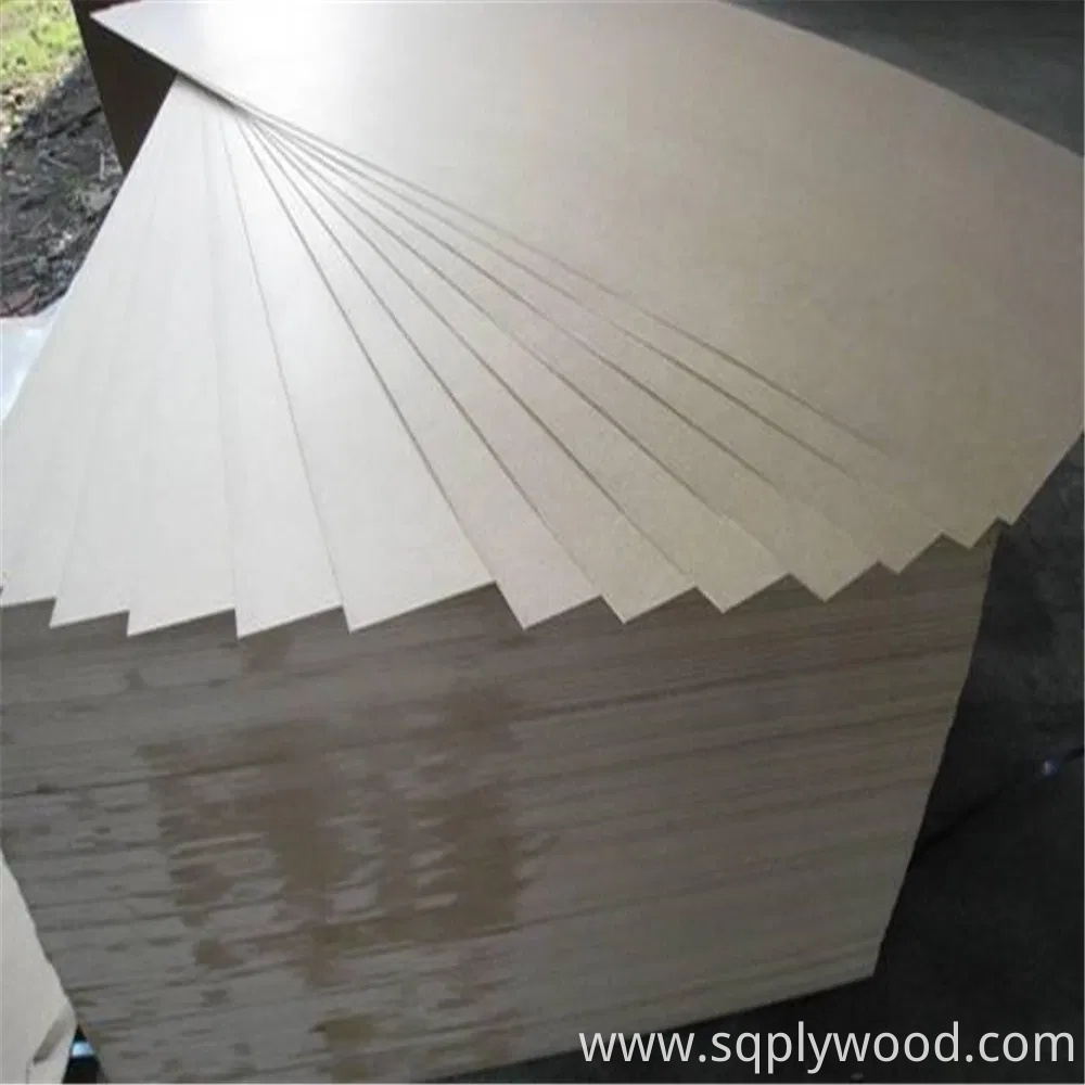 High Gloss 12mm 15mm 18mm White UV Melamine MDF Board for Furniture